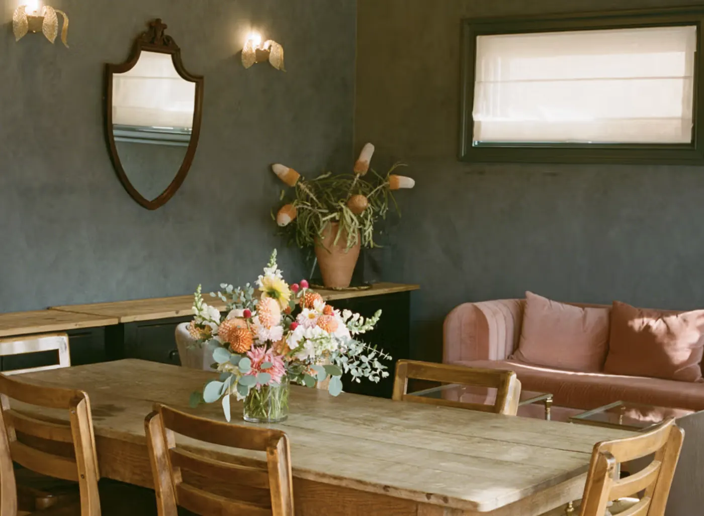 The dining room at Gjelina Hotel